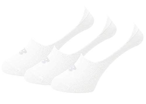 New Balance Socks Ultra No Show Calcetines 3 Pack, Unisex Adulto, Blanco, Medium