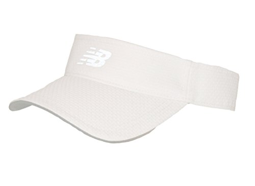 New Balance Visera de Rendimiento Unisex para Adultos, para Hombres, Mujeres | Bloquea el Sol, Ideal para Correr, Golf, Tenis, Unisex Adulto, 500014, Blanco, Talla única