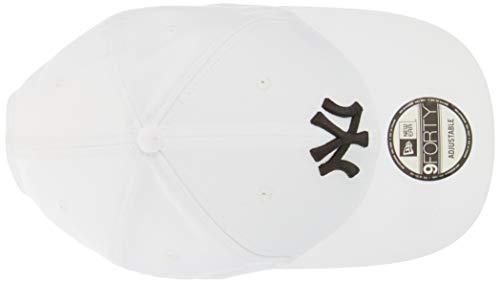 New Era New York Yankees - Gorra para hombre , color blanco (weiß/schwarz), talla única