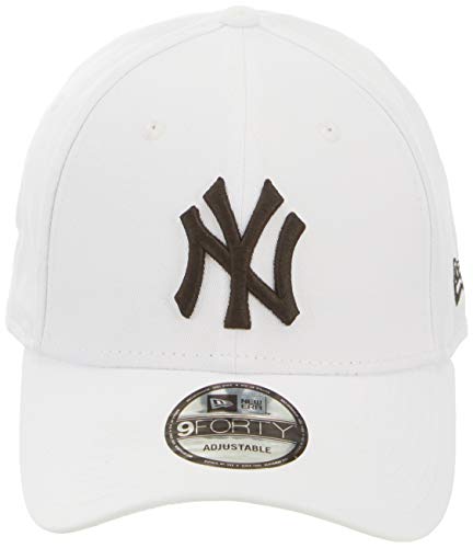 New Era New York Yankees - Gorra para hombre , color blanco (weiß/schwarz), talla única