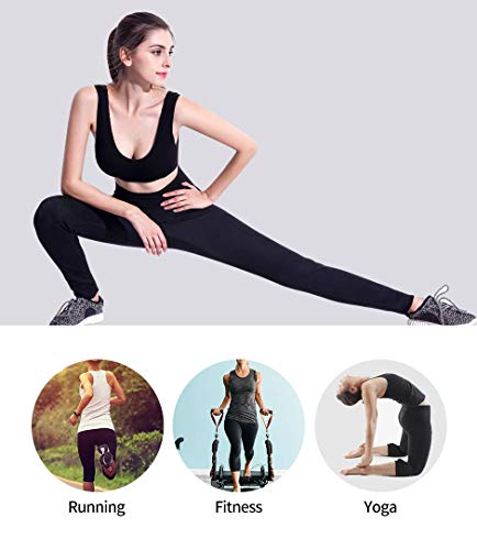 NHEIMA Pantalones de Sauna Adelgazantes Mujer NANOTECNOLOGÍA, Leggins Reductores Adelgazantes, Leggins Anticeluliticos Cintura Alta, Mallas Fitness Push Up para Deporte Running Yoga Gym (XL, Black03)