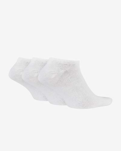 Nike 3Ppk Value No Show, Calcetines Unisex adulto, Blanco (Weiß), 42-46 (Talla fabricante: L)