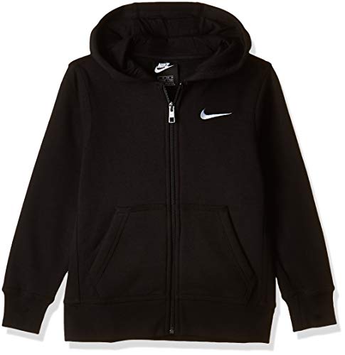 Nike 619069-010 - Sudadera con capucha para niños, color Negro (Black/White), talla XL (talla del fabricante: 13-15 años/158-170 cm)