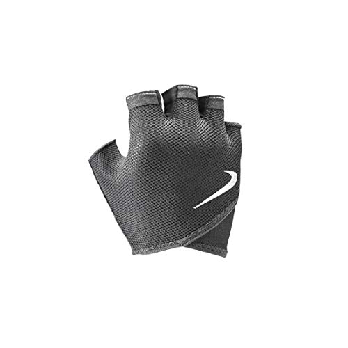 NIKE 9092/59 Gym Essential Fitnes Guantes para Mujer, 9092/59 Gym Essential Fitnes, Mujer, Color 010 Negro/Blanco, tamaño M