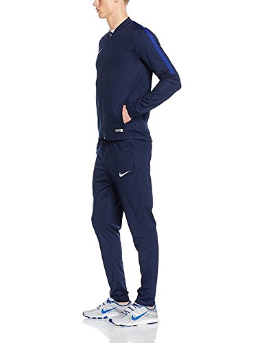 Nike Academy16 Knt Tracksuit 2, Chándal Para Hombre, Negro / Azul / Blanco (Obsidian/Obsidian/Deep Royal Blue/White), L