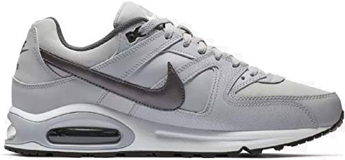 Nike Air Max Command Leather, Zapatillas de Running para Hombre, Gris (Gris (Wolf Grey/Mtlc Dark Grey-Black-White)), 42 EU