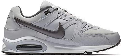 Nike Air Max Command Leather, Zapatillas de Running para Hombre, Gris (Gris (Wolf Grey/Mtlc Dark Grey-Black-White)), 43 EU