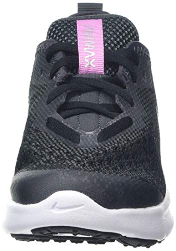 Nike Air MAX Sequent 4 (GS), Zapatillas para Mujer, Negro (Black/Metallic Silver/Anthracite/White 001), 38 EU