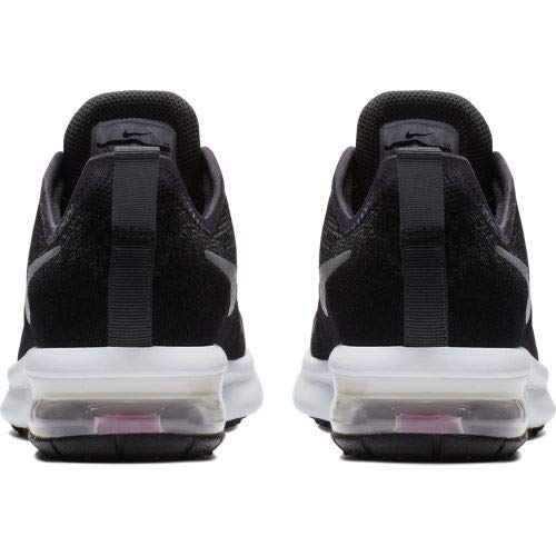 Nike Air MAX Sequent 4 (GS), Zapatillas para Mujer, Negro (Black/Metallic Silver/Anthracite/White 001), 38 EU