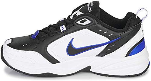 NIKE Air Monarch IV, Cross Trainer Mens, Black/Black-White, 43 EU