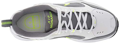 Nike Air Monarch IV - Zapatillas de Gimnasia para Hombre, Blanco (White/Cool Grey/Volt/Anthracite) 40 1/2 EU