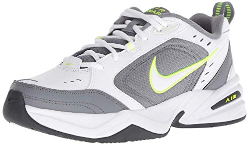 Nike Air Monarch IV - Zapatillas de Gimnasia para Hombre, Blanco (White/Cool Grey/Volt/Anthracite) 40 1/2 EU