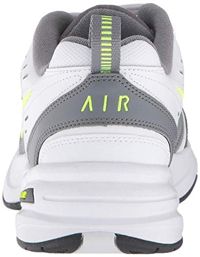 Nike Air Monarch IV - Zapatillas de Gimnasia para Hombre, Blanco (White/Cool Grey/Volt/Anthracite) 40 1/2 EU