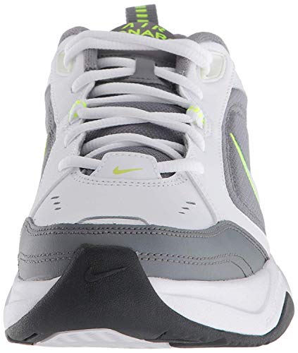 Nike Air Monarch IV, Zapatillas de Gimnasia para Hombre, Blanco (White/White/Cool Grey/Volt/Anthracite 100), 47 EU