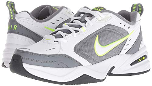 Nike Air Monarch IV, Zapatillas de Gimnasia para Hombre, Blanco (White/White/Cool Grey/Volt/Anthracite 100), 47 EU