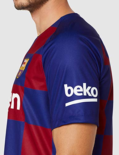 NIKE Barcelona 2019/2020 Camiseta, Hombre, Azul (1ª Equipación), L