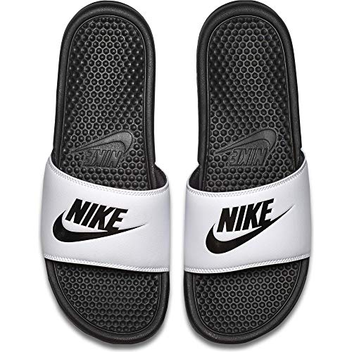 NIKE Benassi JDI, Chanclas para Hombre, Blanco (White/Black Black), 38.5 EU