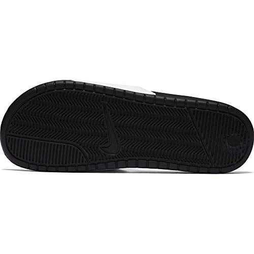 NIKE Benassi JDI, Chanclas para Hombre, Blanco (White/Black Black), 38.5 EU