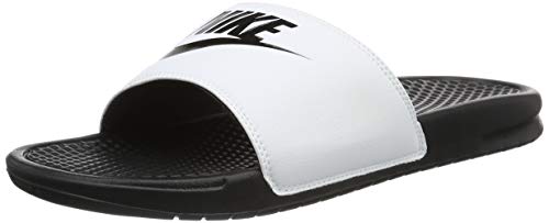 NIKE Benassi JDI, Chanclas para Hombre, Blanco (White/Black Black), 38.5 EU