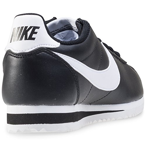 Nike Classic Cortez Leather, Zapatillas de Running para Mujer, Negro (Black/White/White 010), 36 EU