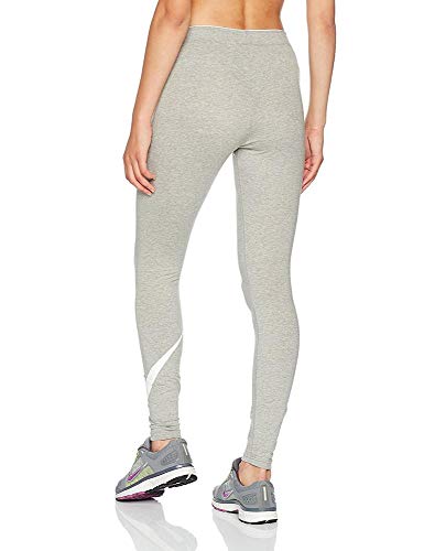 NIKE Club Logo2 Pantalón, Mujer, Multicolor (Dk Grey Heather/White/White), S