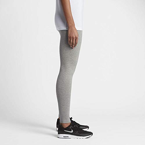 NIKE Club Logo2 Pantalón, Mujer, Multicolor (Dk Grey Heather/White/White), S