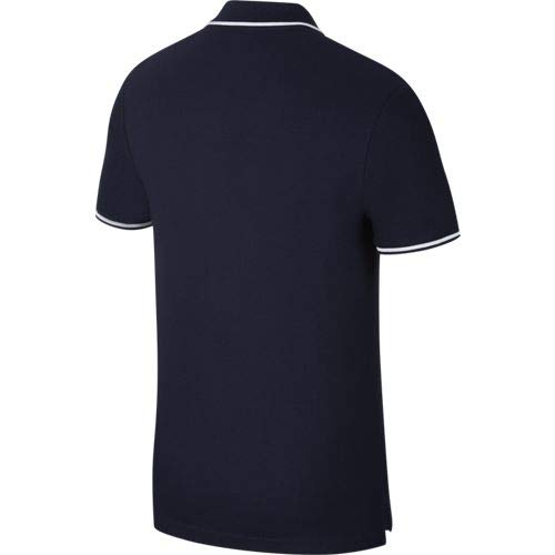 NIKE Club19 Camiseta de Manga Corta, Hombre, Obsidian/White, L