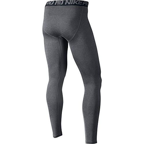 Nike Cool Tight - Mallas para hombre, Gris (Carbon Heather/black/black), M