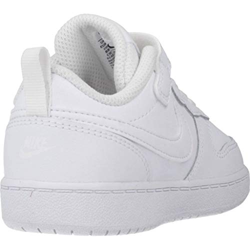 Nike Court Borough Low 2, Sneaker Baby-Boys, White/White-White, 27 EU