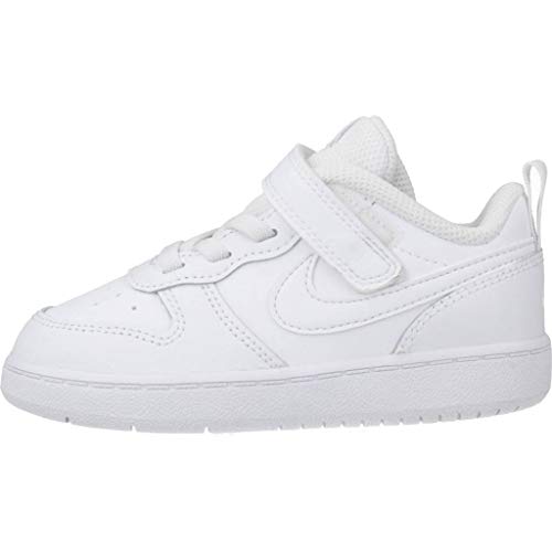 Nike Court Borough Low 2, Sneaker Baby-Boys, White/White-White, 27 EU