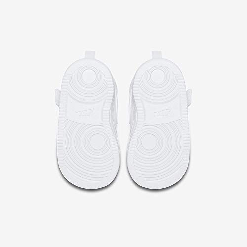 Nike Court Borough Low (TDV), Zapatillas de Gimnasia Unisex niños, Blanco (White/White 100), 19.5 EU