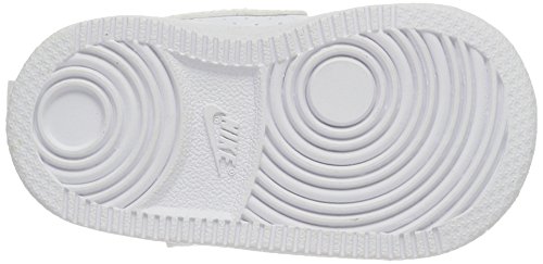 Nike Court Borough Low (TDV), Zapatillas de Gimnasia Unisex niños, Blanco (White/White 100), 19.5 EU