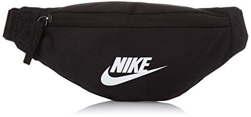 NIKE Cv8964 - Bolso bandolera para mujer, color negro/blanco, talla única