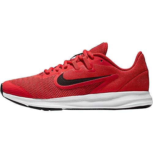 Nike Downshifter 9 (GS), Running Shoe Unisex-Child, Gym Red/Black/University Red/White, 37 EU