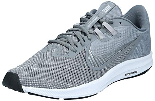 Nike Downshifter 9, Zapatillas de Running para Hombre, Gris (Cool Grey/Mtlc Silver/Wolf Grey/Black/Pure Platinum/White 001), 46 EU