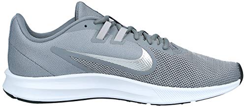 Nike Downshifter 9, Zapatillas de Running para Hombre, Gris (Cool Grey/Mtlc Silver/Wolf Grey/Black/Pure Platinum/White 001), 46 EU