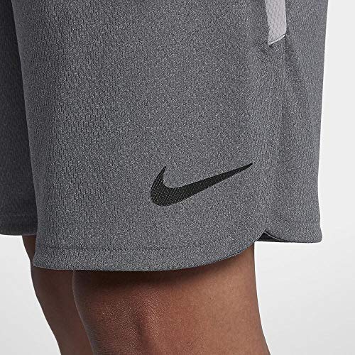 NIKE Dri - Fit Shorts Men Pantalón Corto de Entrenamiento, Hombre, Gris (Gunsmoke/Heather/Black), S