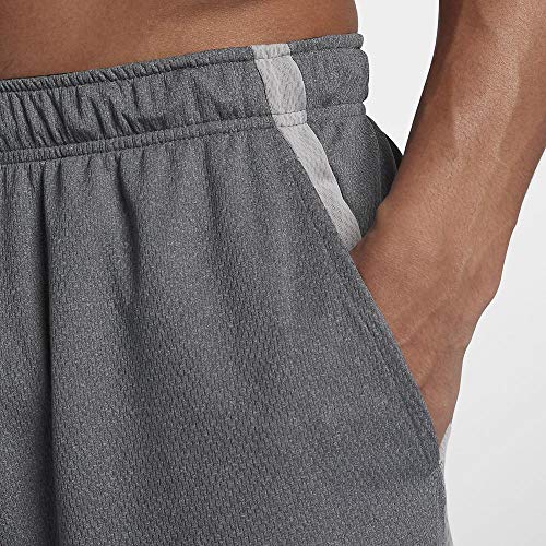 NIKE Dri - Fit Shorts Men Pantalón Corto de Entrenamiento, Hombre, Gris (Gunsmoke/Heather/Black), S