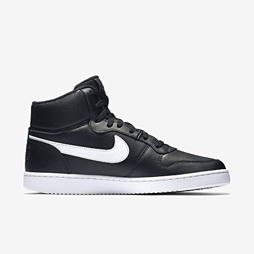 Nike Ebernon Mid, Zapatillas Altas para Hombre, Negro (Black/White 002), 44 EU