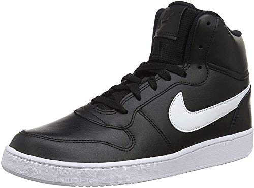 Nike Ebernon Mid, Zapatillas Altas para Hombre, Negro (Black/White 002), 44 EU