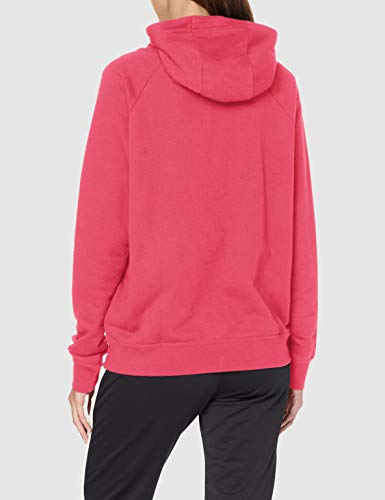 NIKE Essential Hoodie FZ FLC Sudadera con Capucha y Cremallera Completa, Mujer, Rojo (Watermelon/White), M