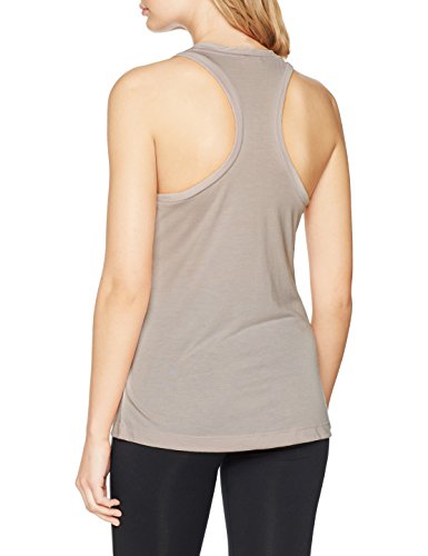 Nike Essential Tank Camiseta de Tirantes, Mujer, Gris (Atmosphere Grey/Atmosphere Grey/White), S