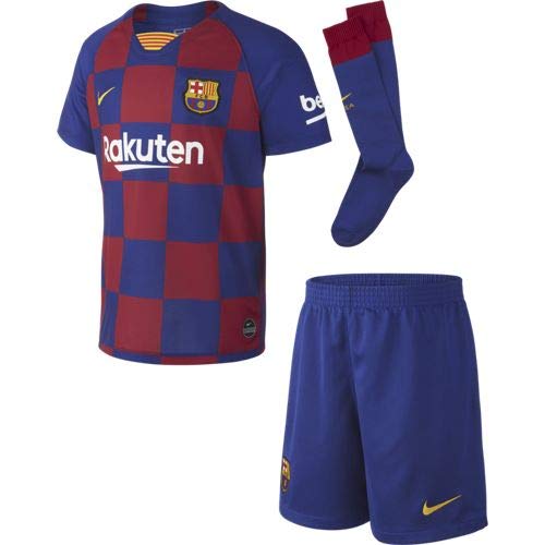 Nike FCB LK Nk BRT Kit Hm - Kit deportivo - Unisex - Para niños - Multicolor (Azul royal intenso / Maíz universitario), XL (122-128 cm / 7-8 años)