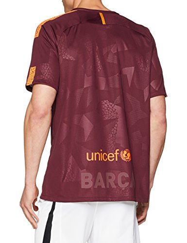 NIKE FCB M Nk BRT Stad JSY SS 3R Camiseta, Hombre, Multicolor (Night Maroon/Hyper Crimson)