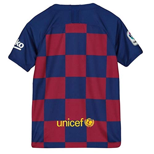 NIKE FCB Y Nk BRT Stad JSY SS Hm Camiseta, Unisex niños, Deep Royal Blue/Varsity Maize, L