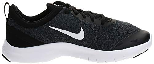 Nike Flex Experience RN 8 (GS), Zapatillas de Atletismo Unisex Adulto, Multicolor (Black/White/Cool Grey/Reflect Silver 001), 38 EU