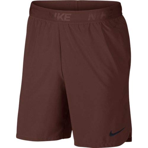 NIKE Flex Pantalón Corto, Hombre, Pueblo Brown/Black, L