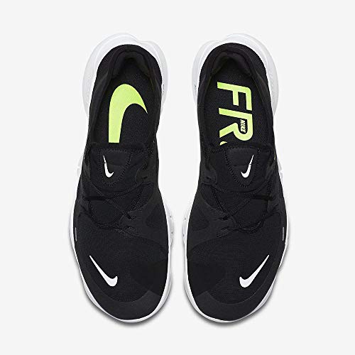 Nike Free RN 5.0, Zapatillas de Atletismo para Hombre, Multicolor (Black/White/Anthracite/Volt 000), 40.5 EU