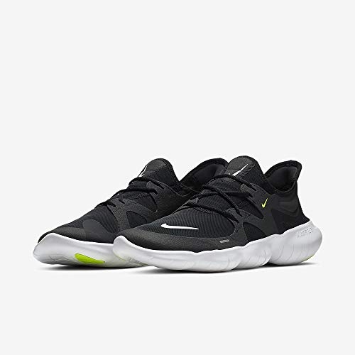 Nike Free RN 5.0, Zapatillas de Atletismo para Hombre, Multicolor (Black/White/Anthracite/Volt 000), 40.5 EU