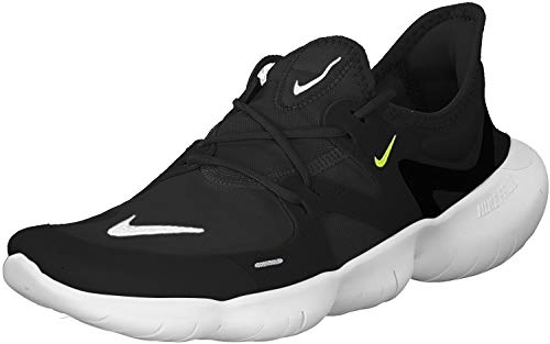 Nike Free RN 5.0, Zapatillas de Running para Hombre, Negro (Black/White/Anthracite/Volt 003), 45 EU